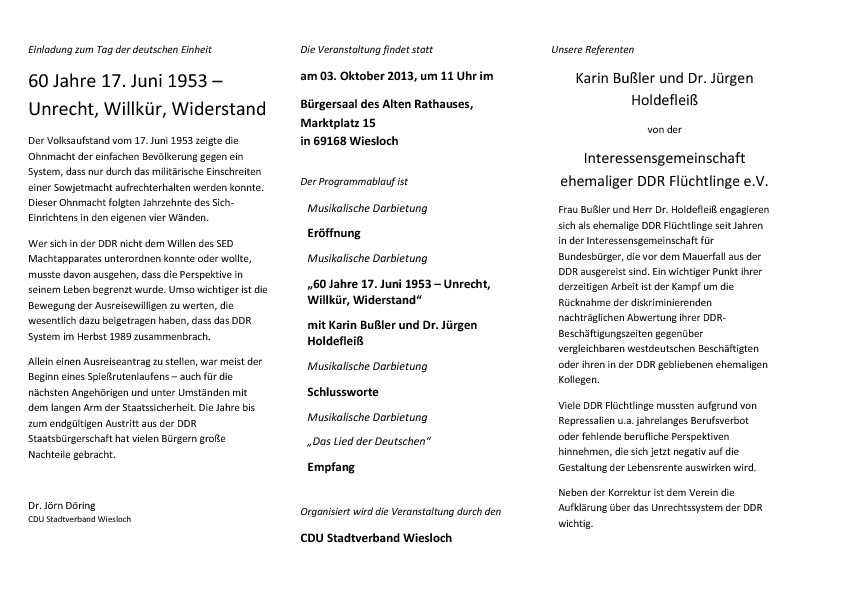 2013-10-03 Einladung CDU Wiesloch